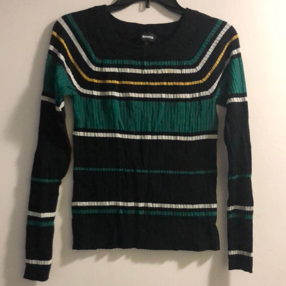 Express ribbed sweater top